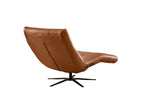 KAWOLA Relaxliege LETICIA motorisch Leder cognac