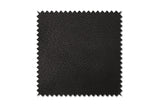 KAWOLA Relaxsessel FERREIRA Drehsessel Lederfaserstoff schwarz mit Hocker