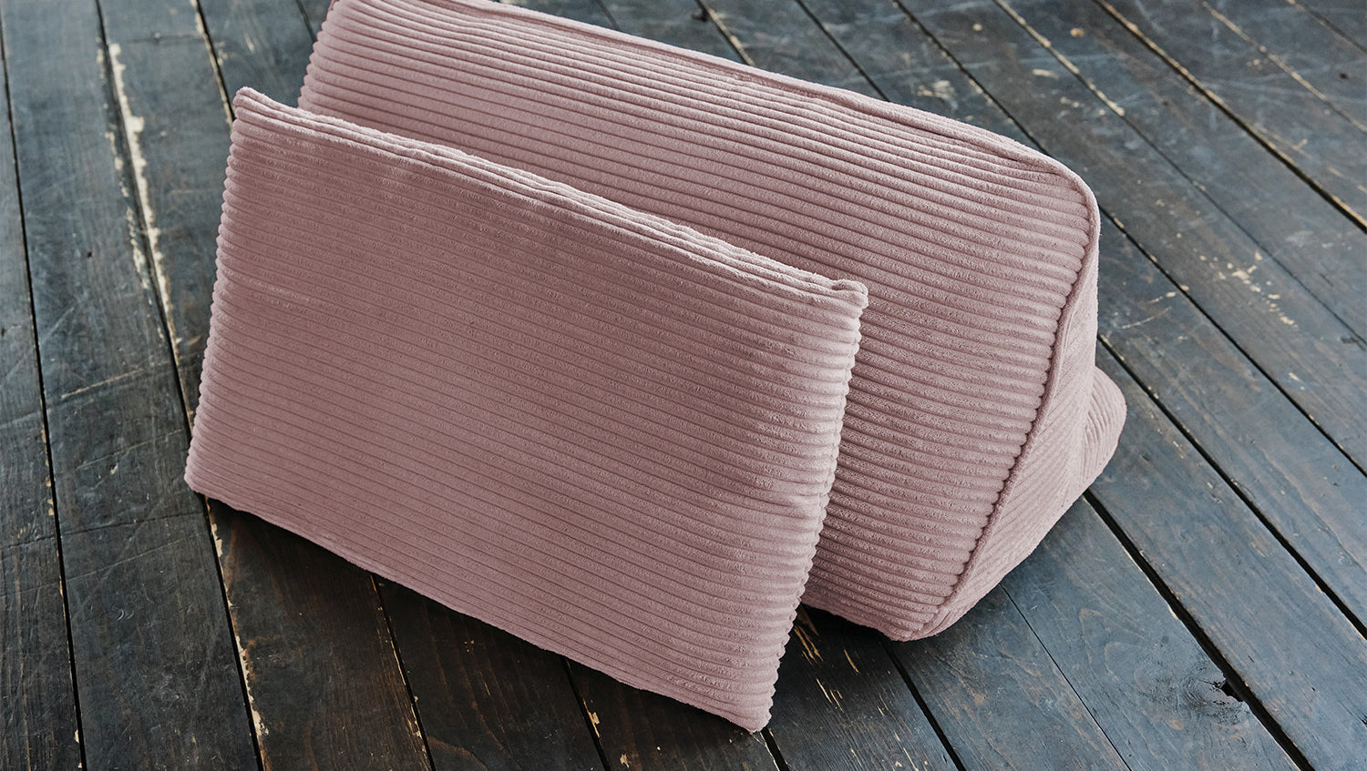 KAWOLA Rückenkissen WIOLO SOFT Cord rosa