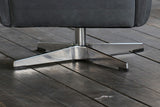 KAWOLA Sessel ALINE Drehsessel Sessel Leder schwarz (B/H/T)