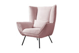 KAWOLA Sessel IVA Relaxsessel Cord rosa