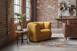KAWOLA Sessel LAYLA Eckelement Velvet gelb
