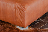 KAWOLA Sessel MIA Lederfaserstoff cognac
