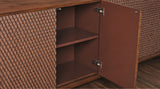 KAWOLA Sideboard COPAS 4 Türen Eiche furniert braun