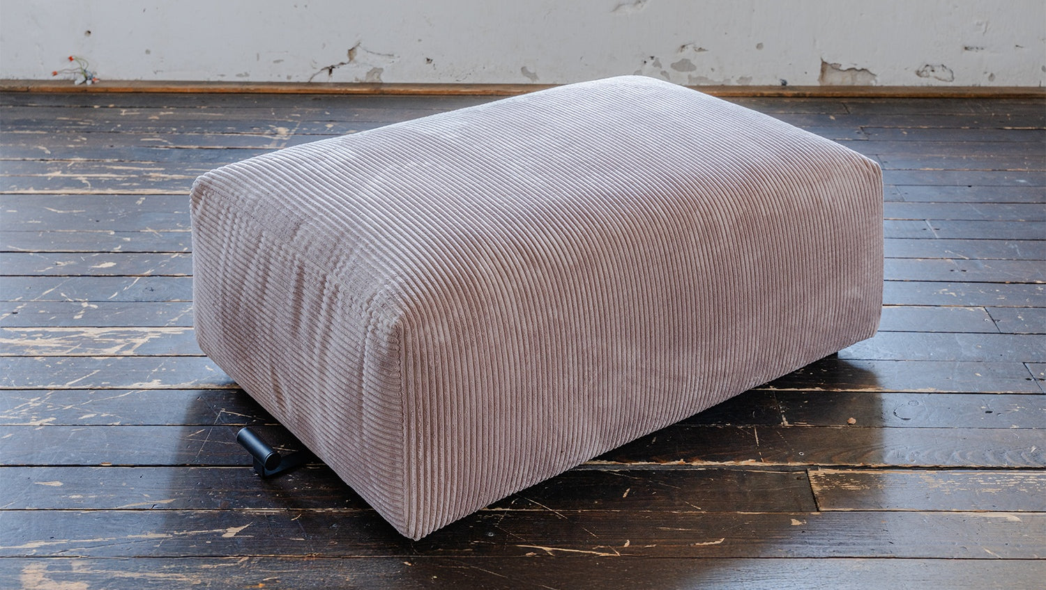 KAWOLA Sitzelement MIA Hocker Cord taupe