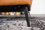 KAWOLA Sofa BLOOM Ecksofa Leder cognac