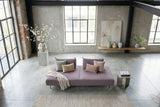 KAWOLA Sofa CANE Schlafsofa Daybed Stoff lila