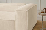 KAWOLA Sofa CARMO Ecksofa Stoff beige