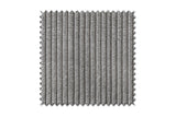 KAWOLA Sofa CELESTE 4-Sitzer mit Hocker Cord grau