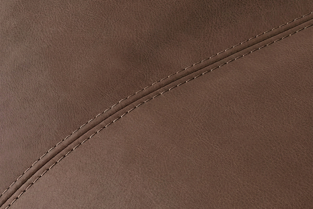 KAWOLA Sofa CELESTE 4-Sitzer Leder dunkelbraun