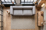 KAWOLA Sofa CELESTE 4-Sitzer Leder grau