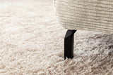 KAWOLA Sofa DELIA Ecksofa Cord cremeweiß
