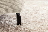 KAWOLA Sofa DELIA Ecksofa Cord cremeweiß