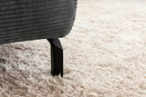 KAWOLA Sofa DELIA Ecksofa Cord grau