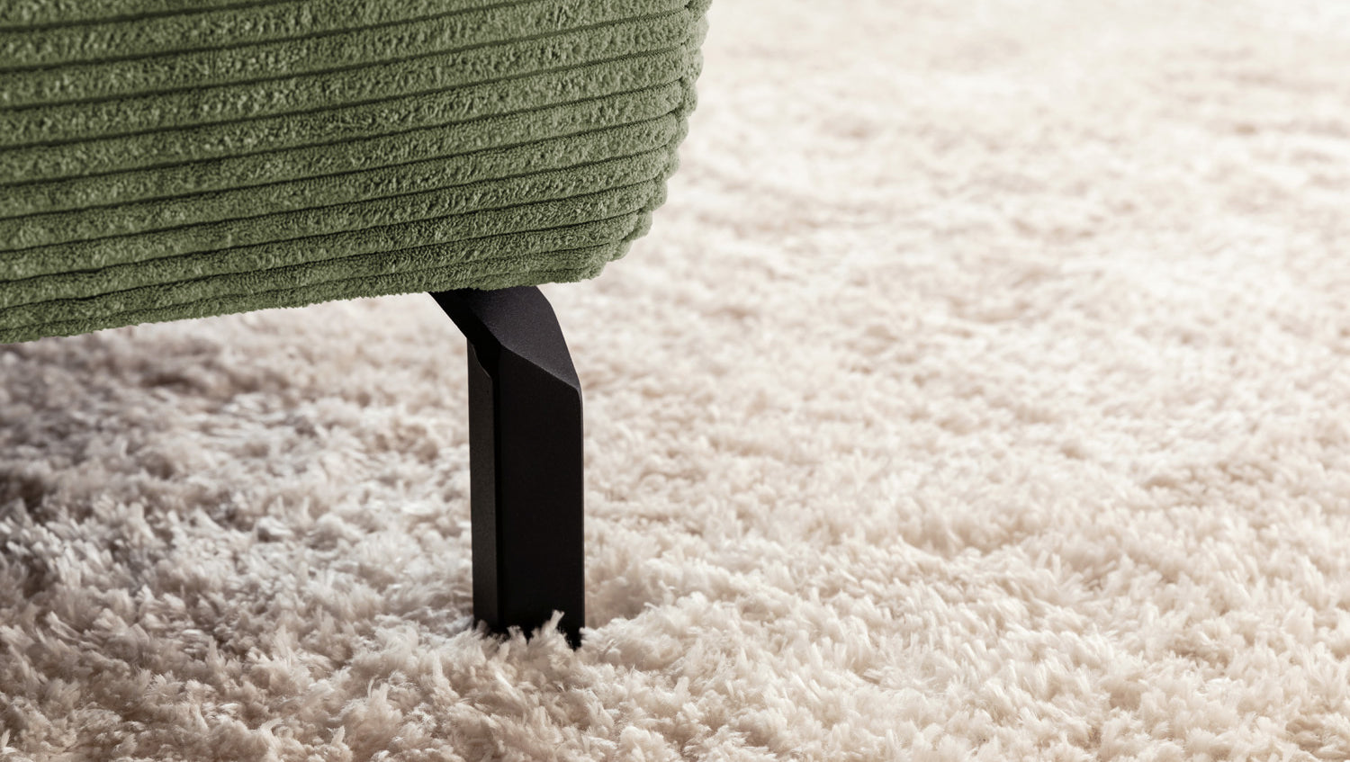 KAWOLA Sofa DELIA Ecksofa Cord olivgrün