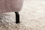 KAWOLA Sofa DELIA Ecksofa Cord rosa