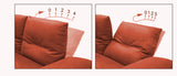 KAWOLA Sofa FENICE Ecksofa Leder burgunderrot