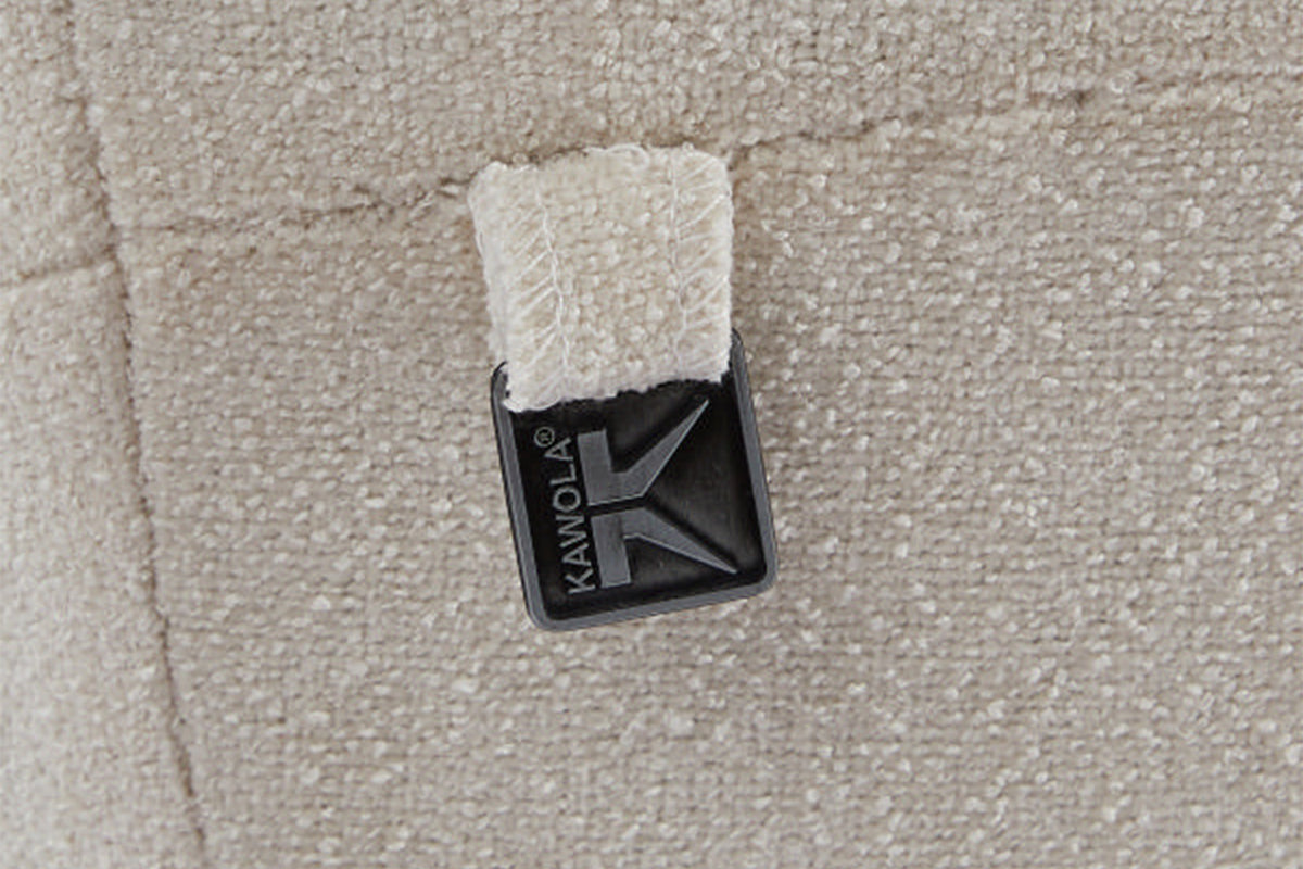 KAWOLA Sofa GARBO Designsofa Stoff cremeweiß