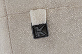 KAWOLA Sofa GARBO Designsofa Stoff cremeweiß