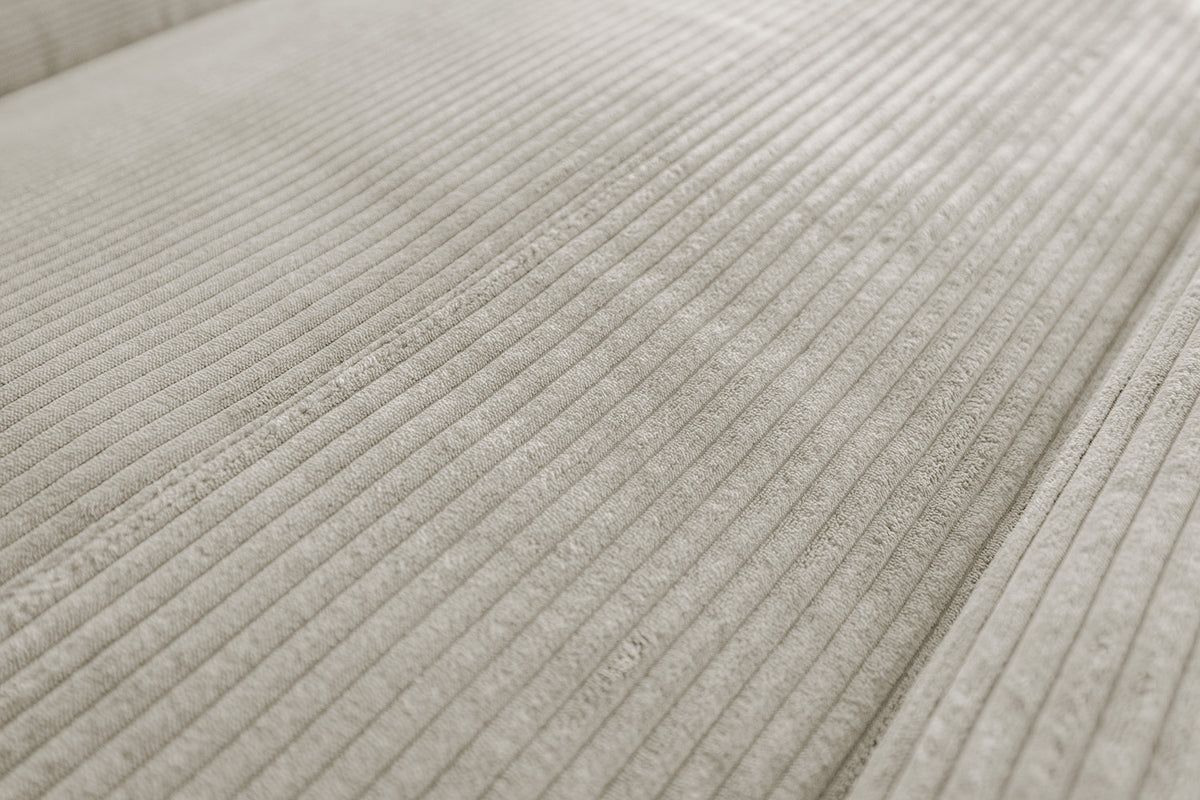 KAWOLA Sofa LAISKA Ecksofa Cord cremeweiß
