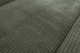 KAWOLA Sofa LAISKA Ecksofa Cord olivgrün