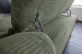 KAWOLA Sofa LAISKA Ecksofa Cord olivgrün