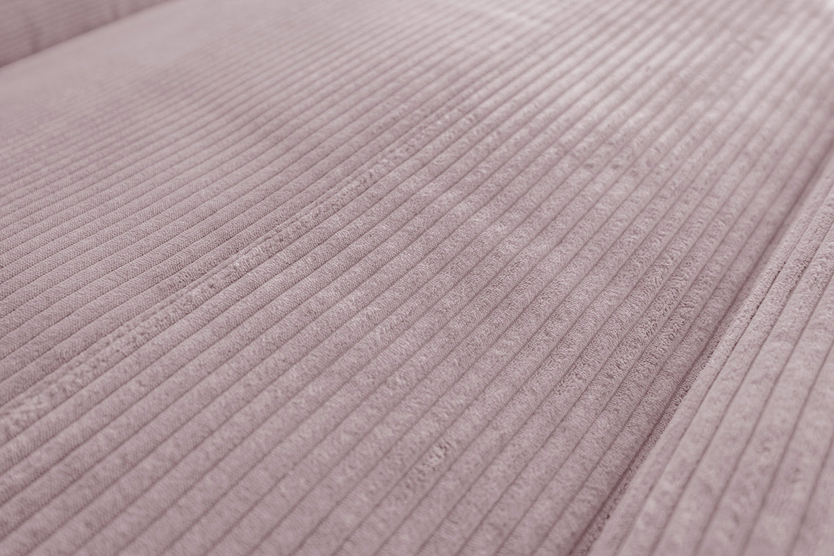 KAWOLA Sofa LAISKA Ecksofa Cord rosa