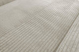 KAWOLA Sofa LAISKA Ecksofa Relaxfunktion teilmotorisch Cord cremeweiß