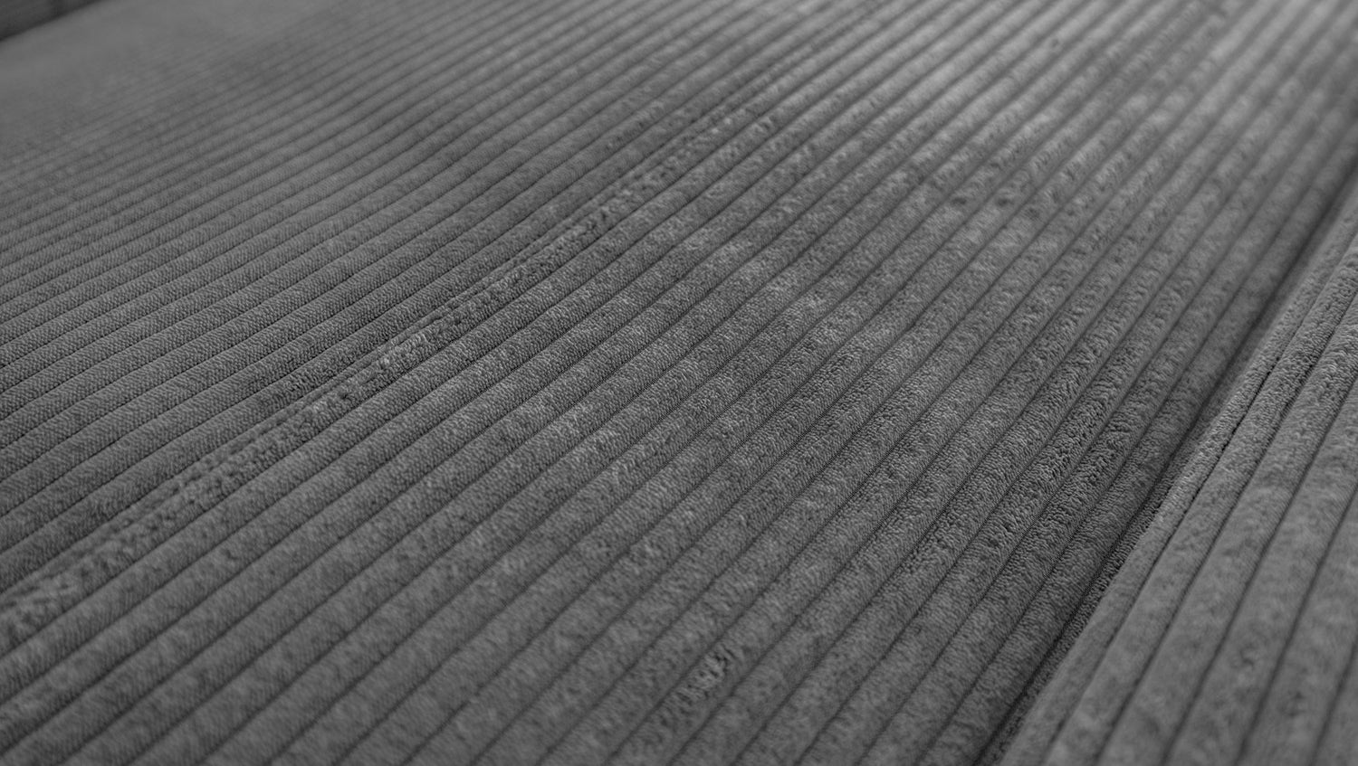 KAWOLA Sofa LAISKA Ecksofa Relaxfunktion teilmotorisch Cord grau