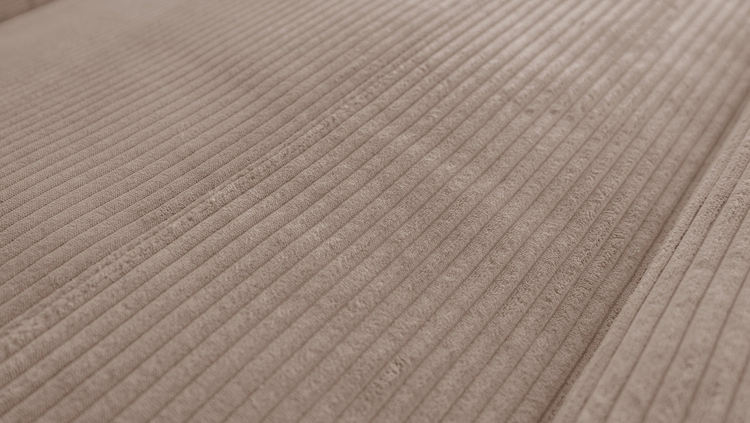 KAWOLA Sofa LAISKA Ecksofa Relaxfunktion teilmotorisch Cord taupe