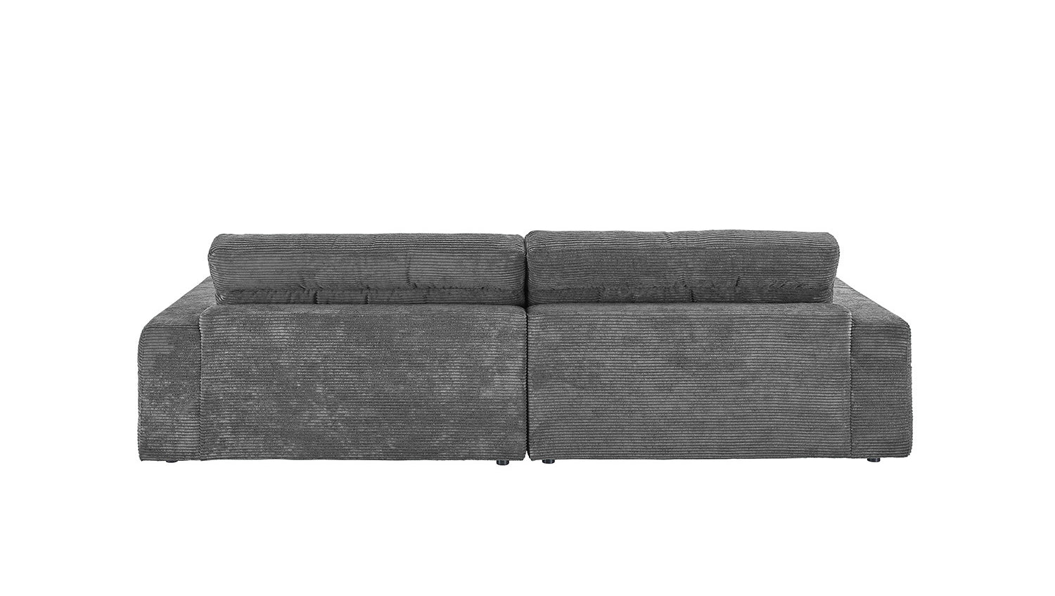 KAWOLA Sofa LANA Ecksofa Cord grau