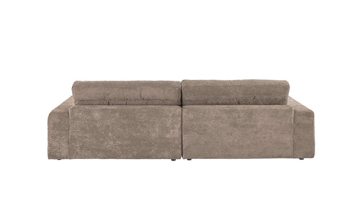 KAWOLA Sofa LANA Ecksofa Cord taupe