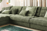KAWOLA Sofa LANA XL Ecksofa Cord olivgrün