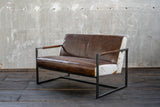 KAWOLA Sofa LIANO Vintage Leder braun