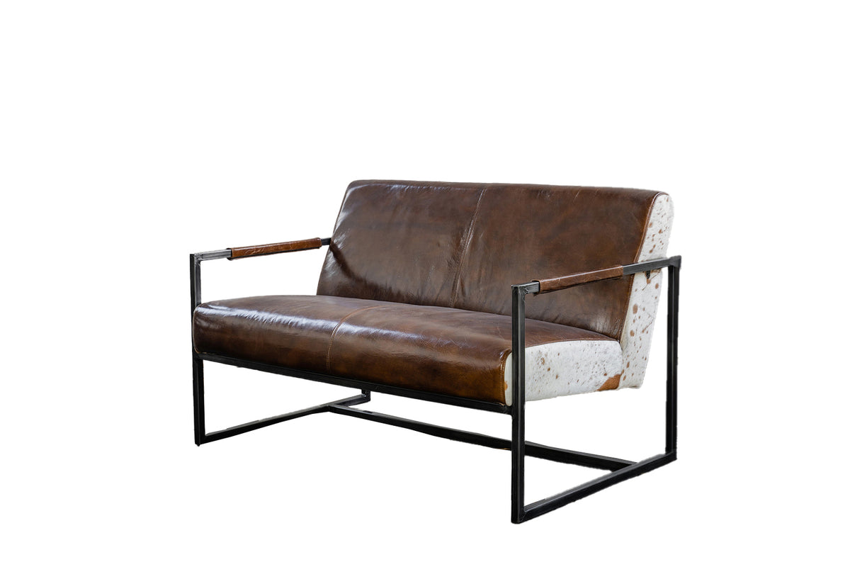 KAWOLA Sofa LIANO Vintage Leder braun