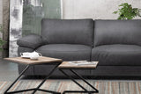 KAWOLA Sofa LOLA Ecksofa Stoff grau mit motorischer Relaxfunktion