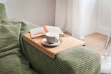 KAWOLA Sofa MADELINE 2-Sitzer Cord olivgrün