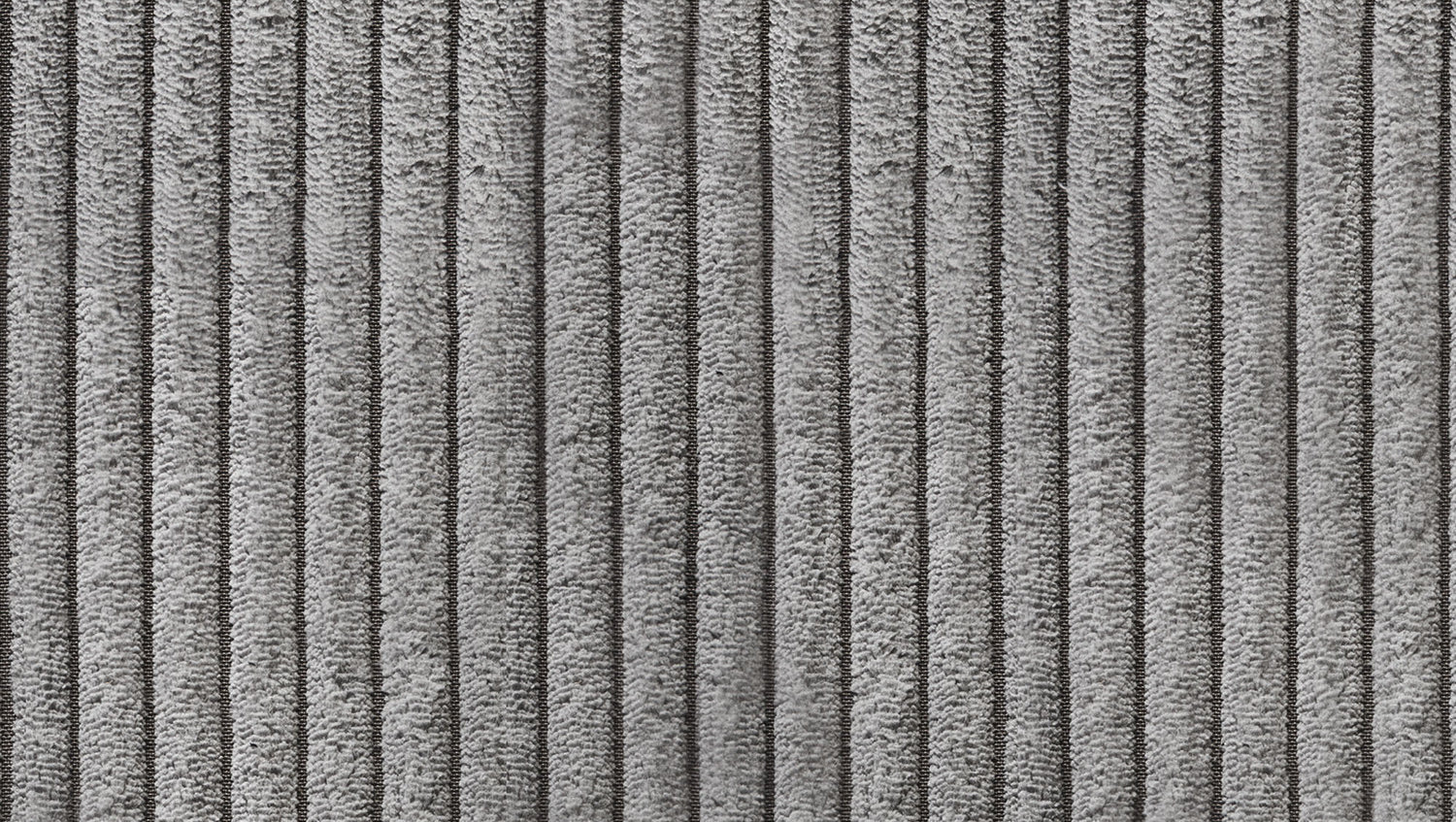 KAWOLA Sofa MADELINE 3-Sitzer Cord grau