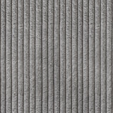 KAWOLA Sofa MADELINE 3-Sitzer Cord grau