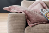 KAWOLA Sofa MADELINE 3-Sitzer Cord taupe