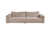 KAWOLA Sofa MADELINE 3-Sitzer Cord taupe
