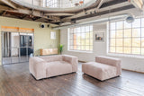KAWOLA Sofa MIA Modulares Sofa 6-tlg. Cord taupe