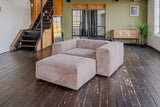 KAWOLA Sofa MIA Modulares Sofa 6-tlg. Cord taupe