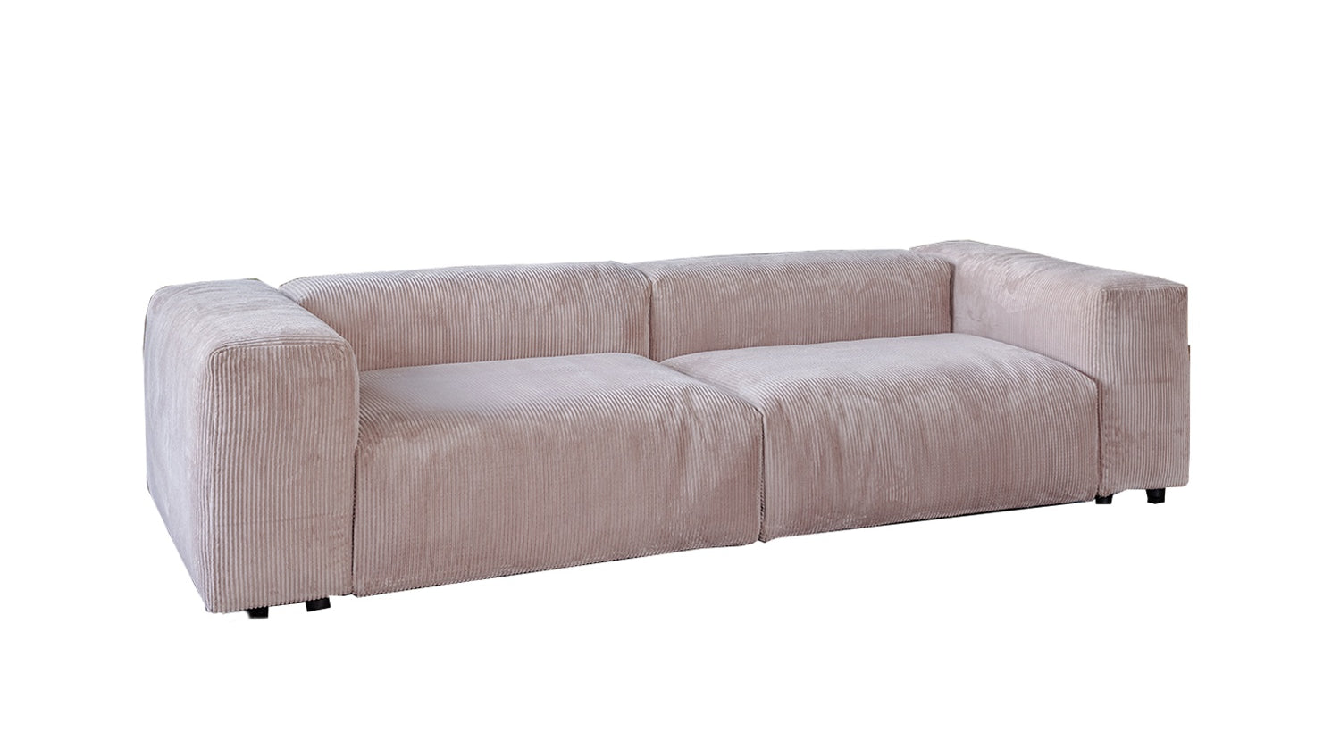 KAWOLA Sofa MIA Modulares Sofa 6-tlg. Cord taupe