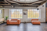 KAWOLA Sofa MIA Modulares Sofa 6-tlg. Lederfaserstoff cognac