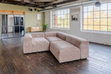 KAWOLA Sofa MIA Modulares Sofa 8-tlg. Cord taupe