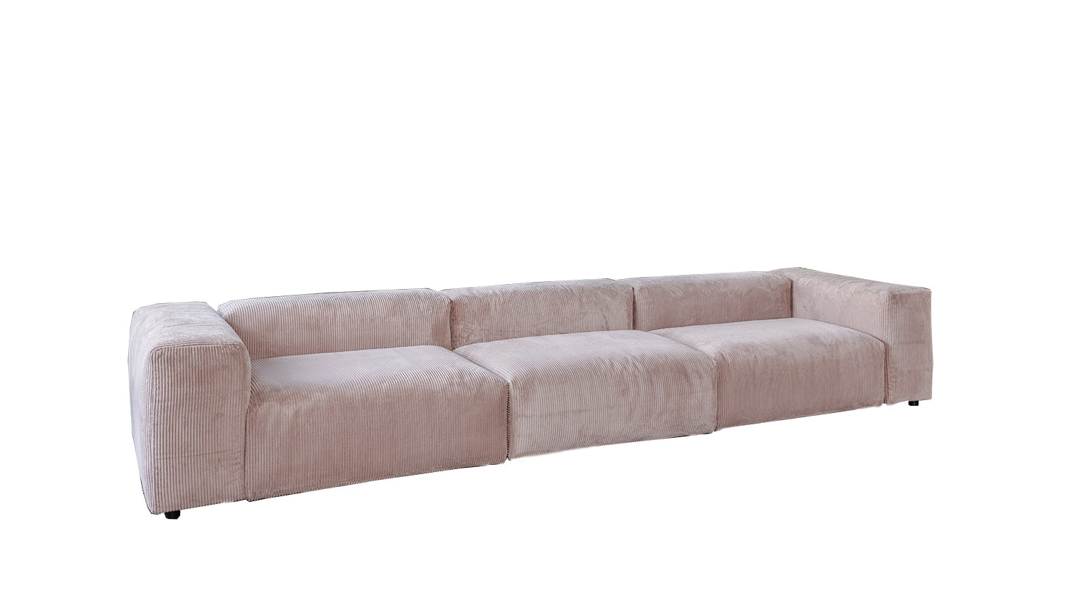 KAWOLA Sofa MIA Modulares Sofa 8-tlg. Cord taupe