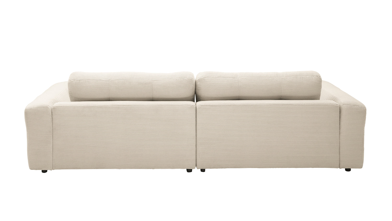KAWOLA Sofa MIKA Ecksofa Cord cremeweiß
