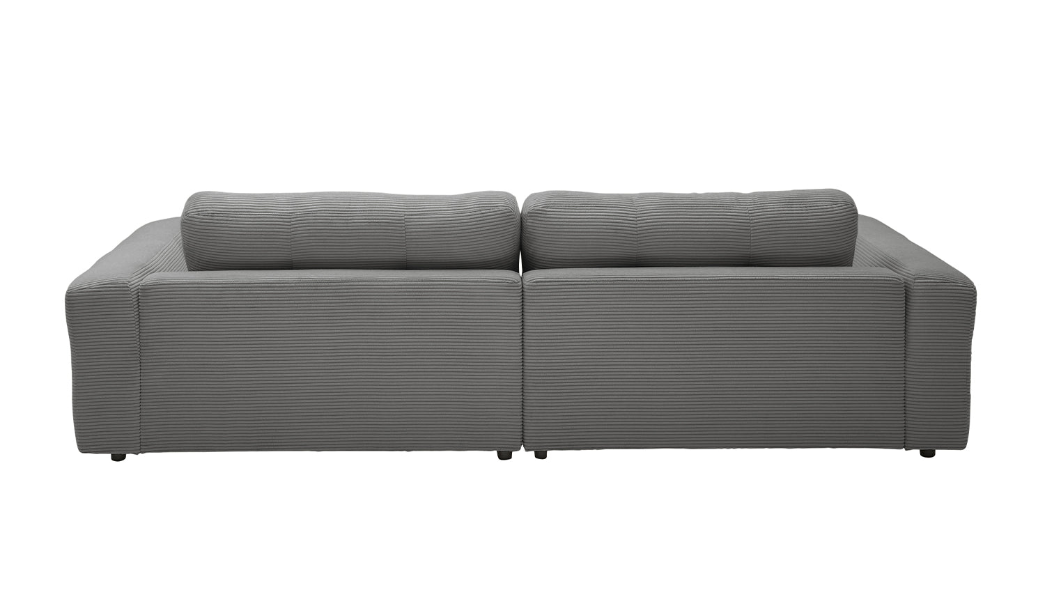 KAWOLA Sofa MIKA Ecksofa Cord grau