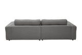 KAWOLA Sofa MIKA Ecksofa Cord grau